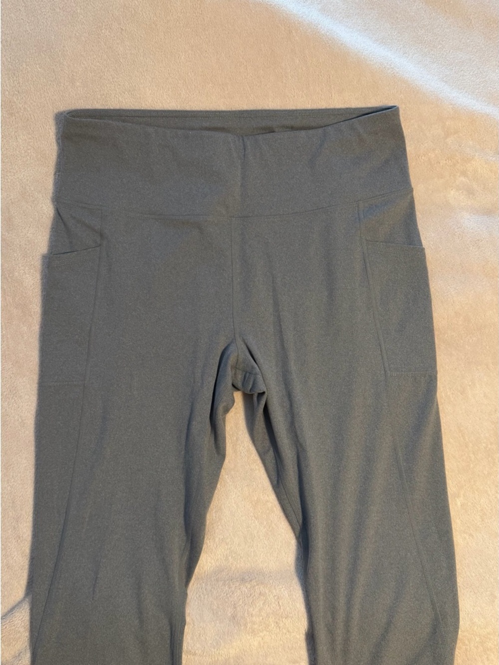 Reebok Gray High-Waist Active Leggings -XXL